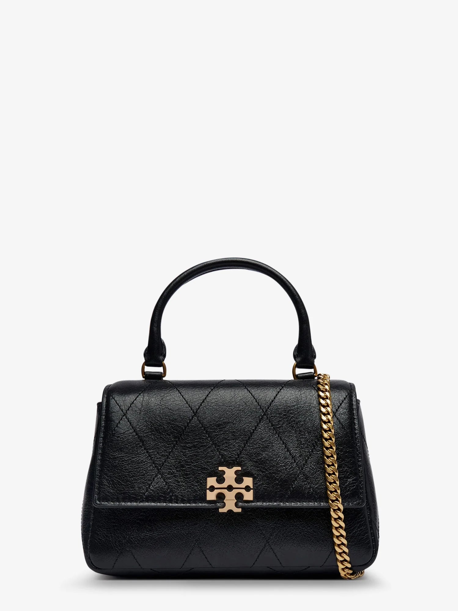 Charlie Quilted Mini Top Handle Chain Wallet crossbody bag