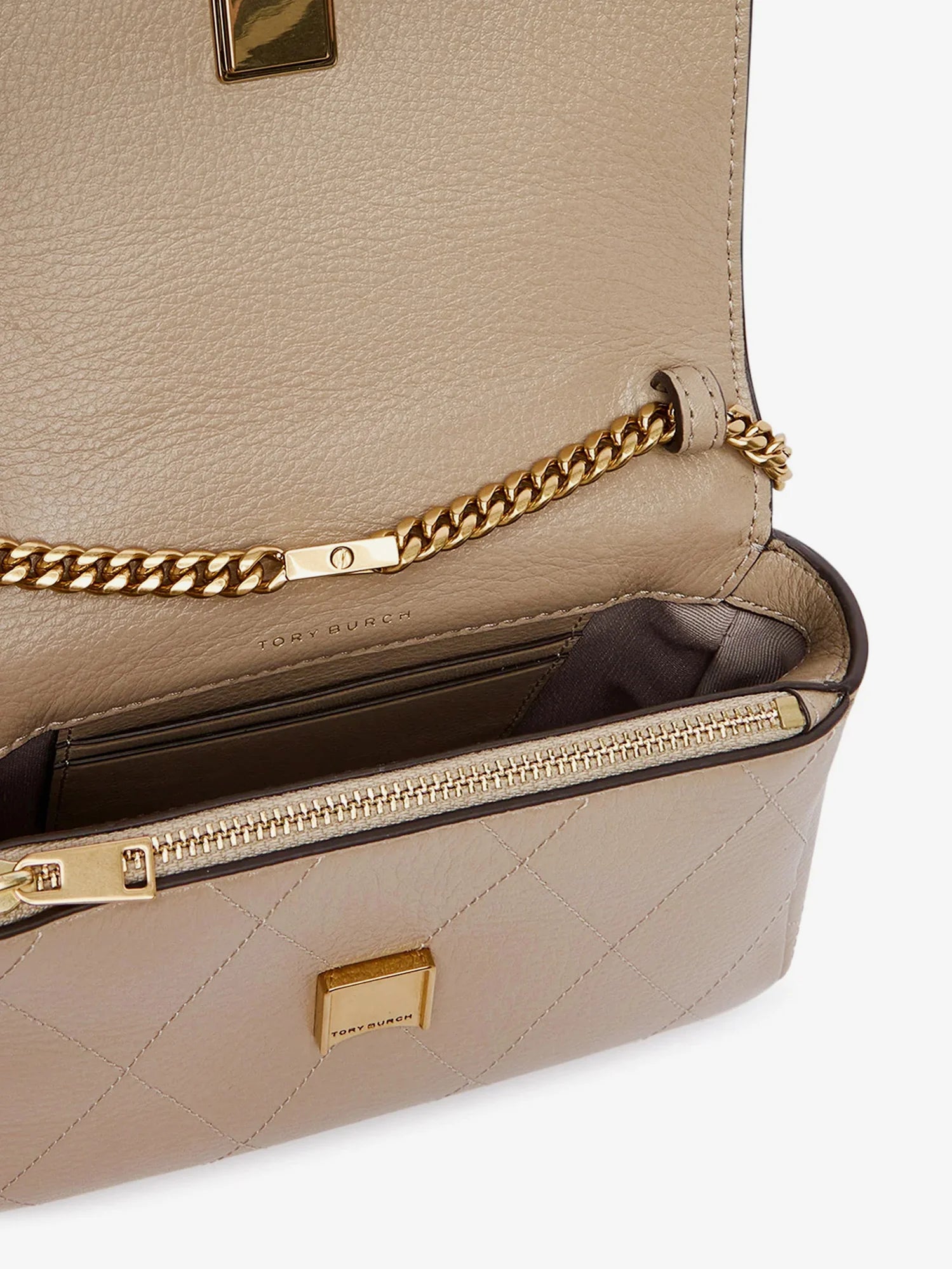 Charlie Quilted Mini Top Handle Chain Wallet crossbody bag