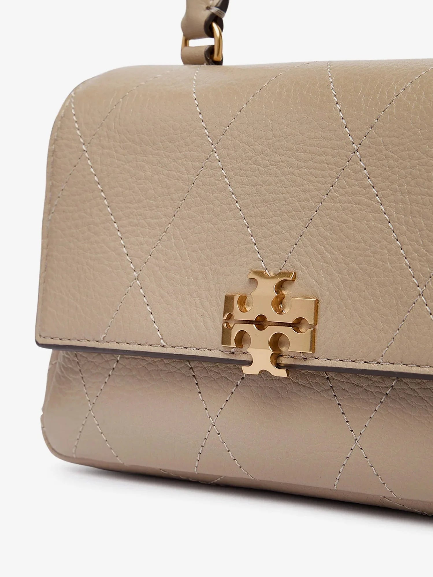 Charlie Quilted Mini Top Handle Chain Wallet crossbody bag