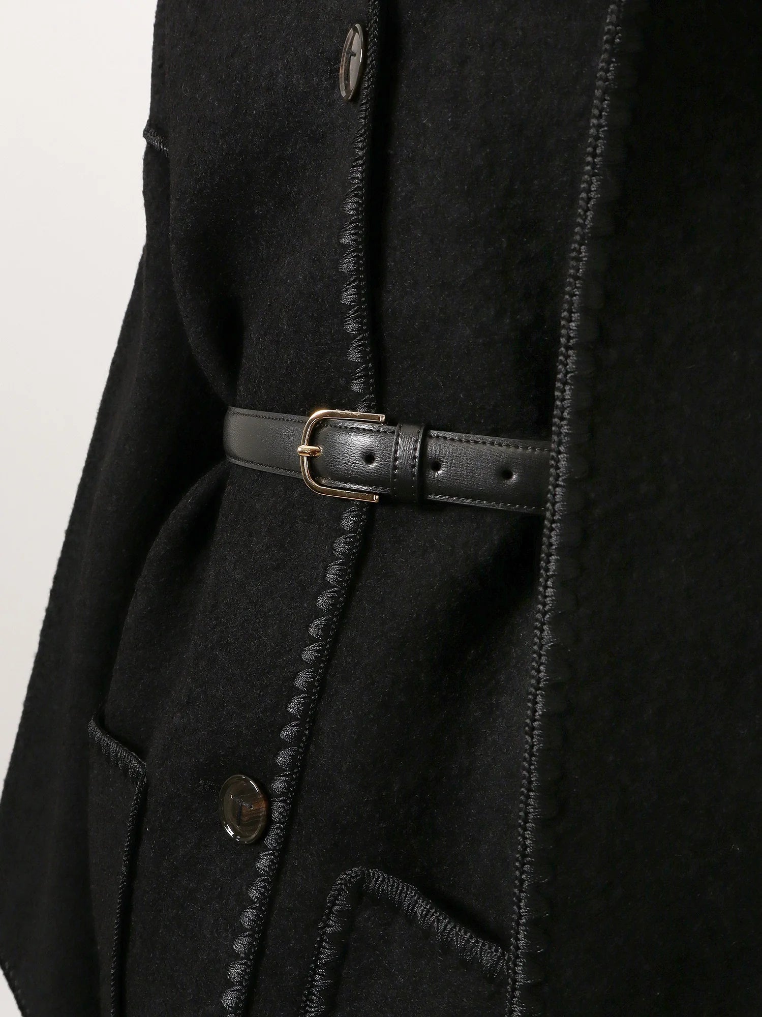 Leather belt