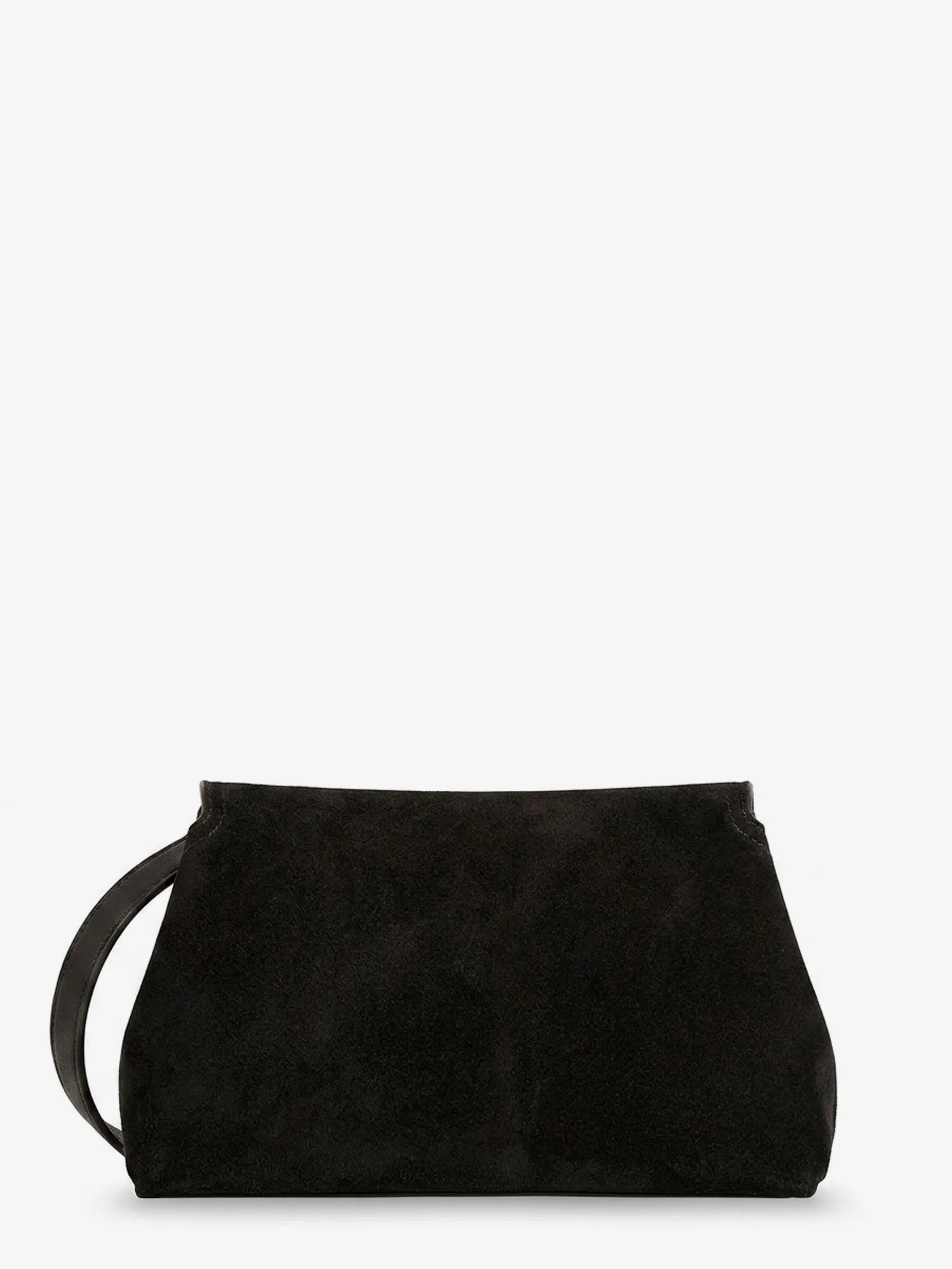 T-Lock suede handbag
