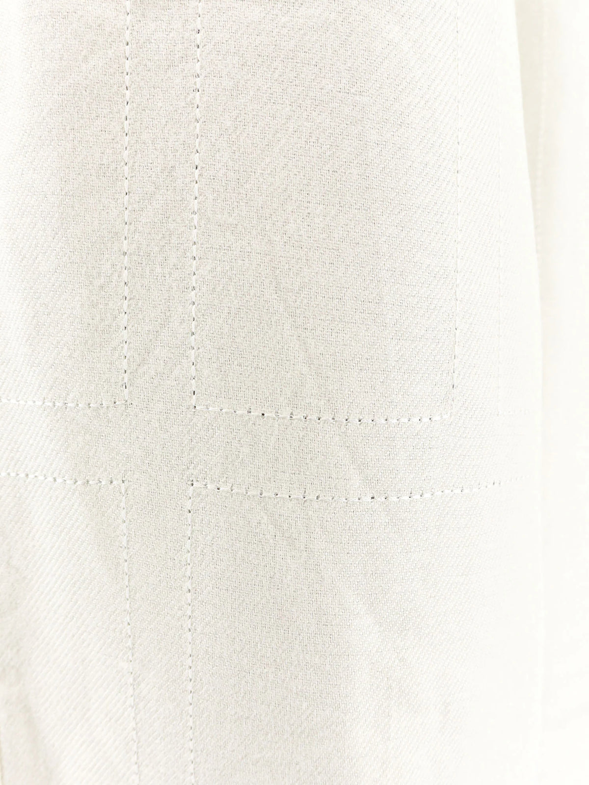 Monogram flannel trousers