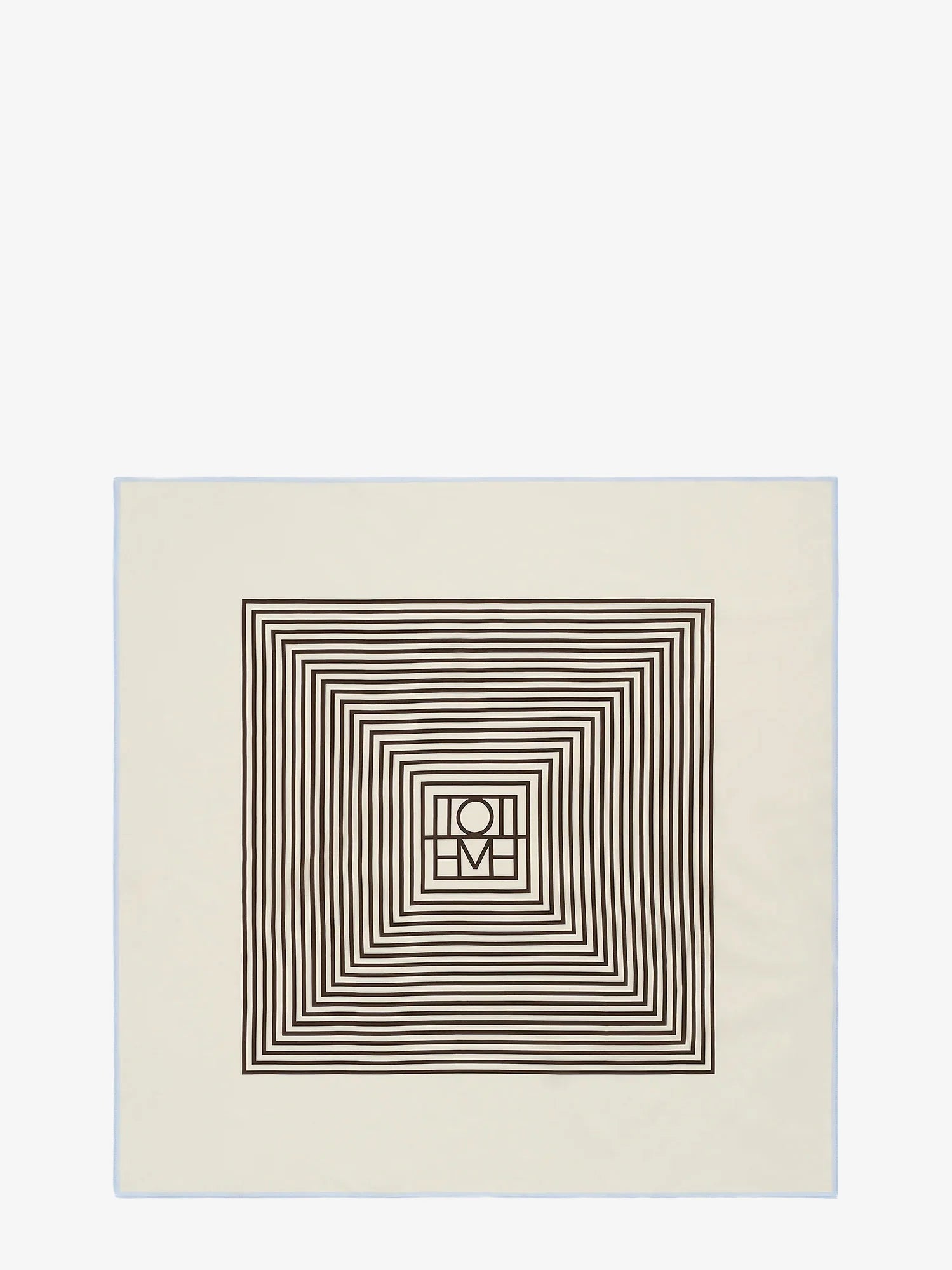 Centered Monogram silk foulard