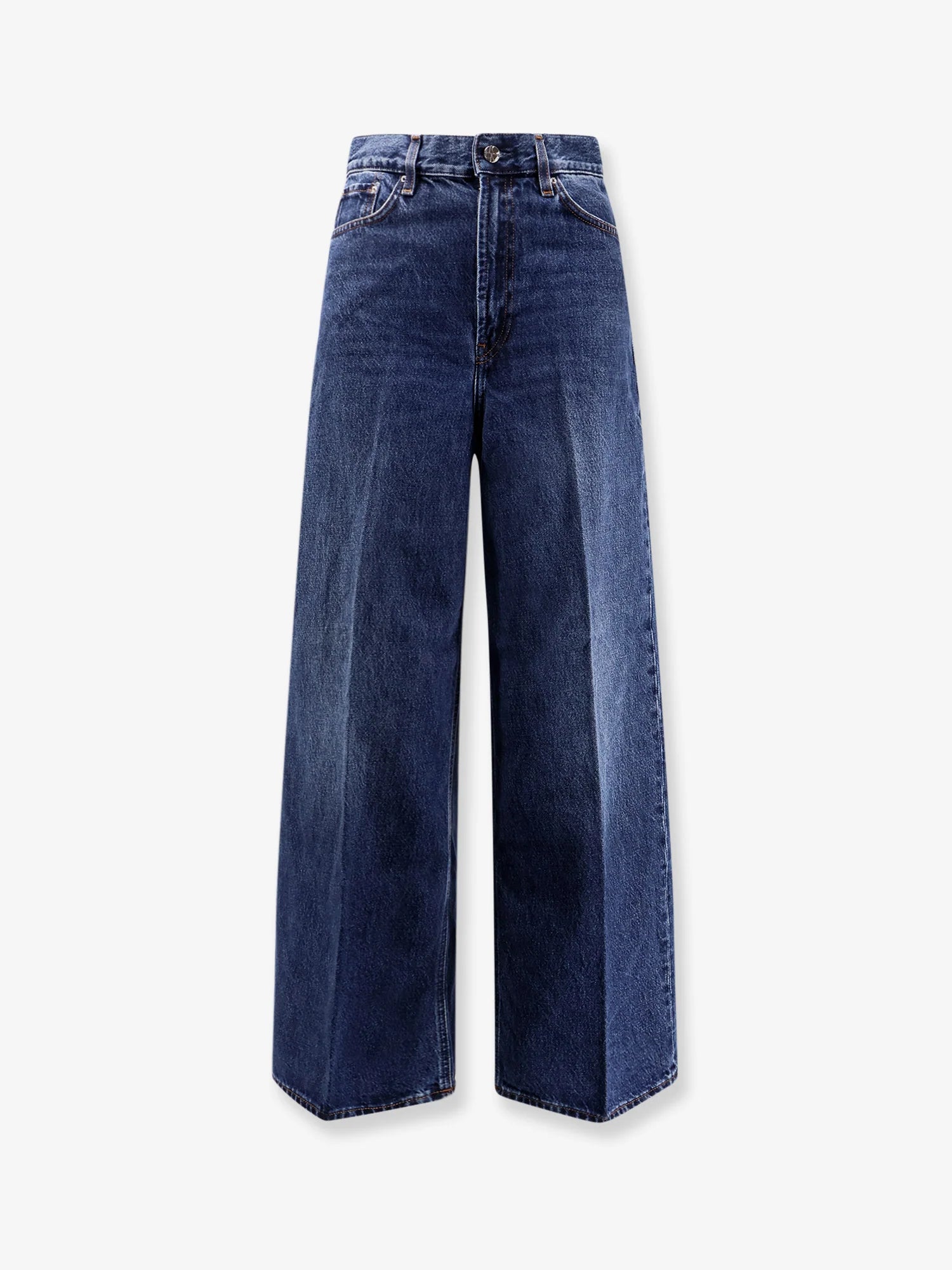 Organic cotton wide leg jeans