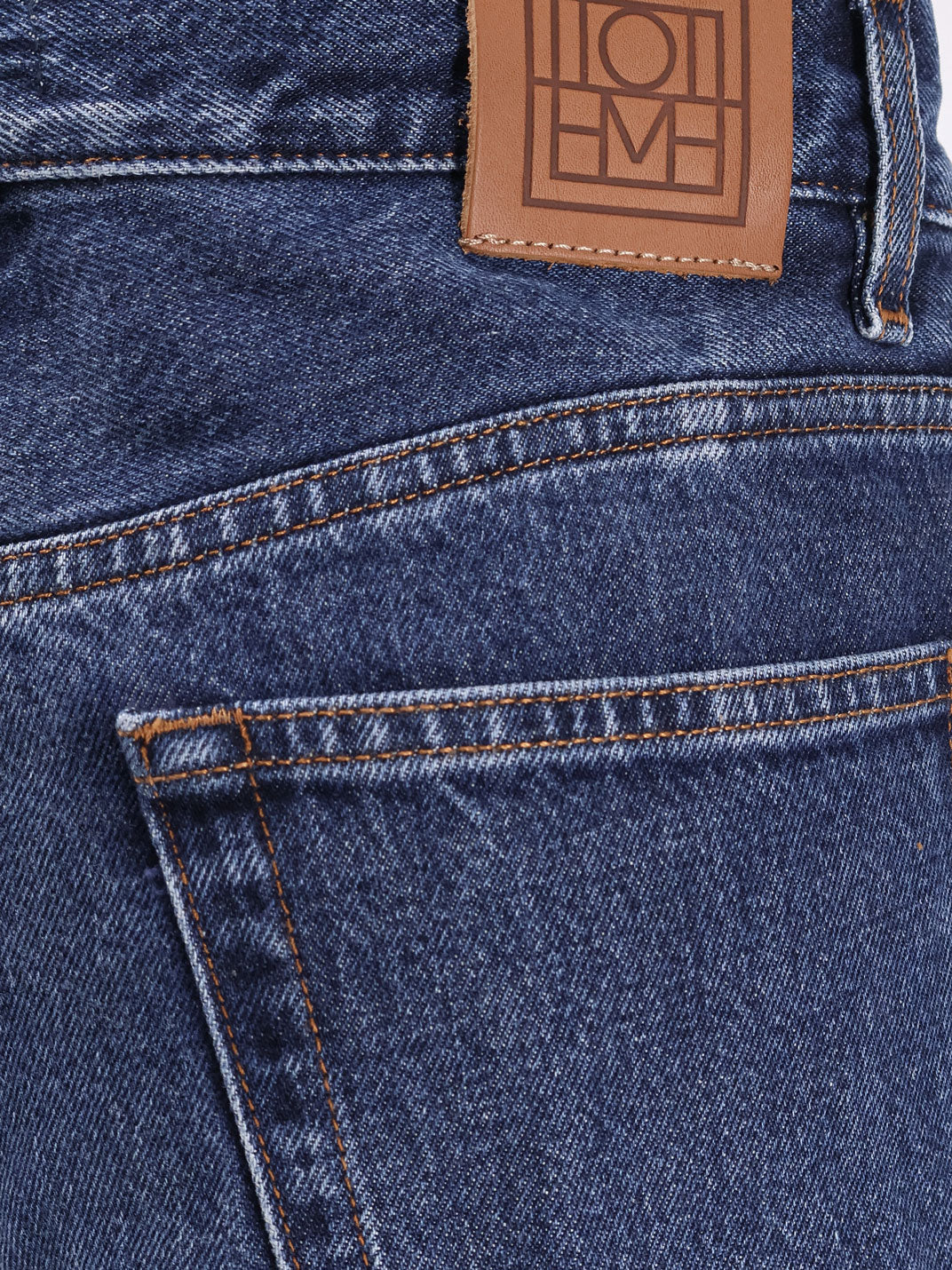Organic cotton wide leg jeans