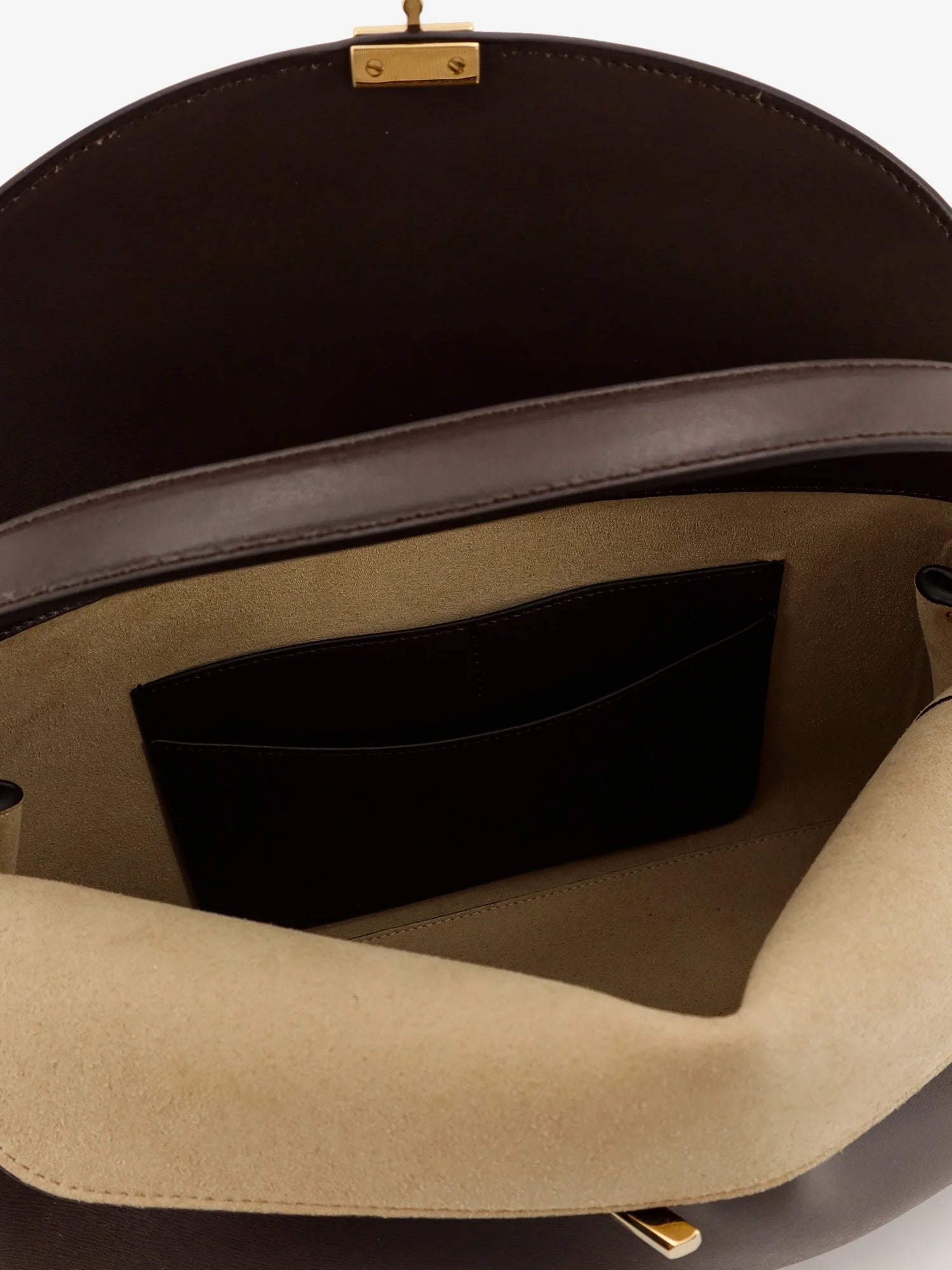 T-Lock Leather Handbag