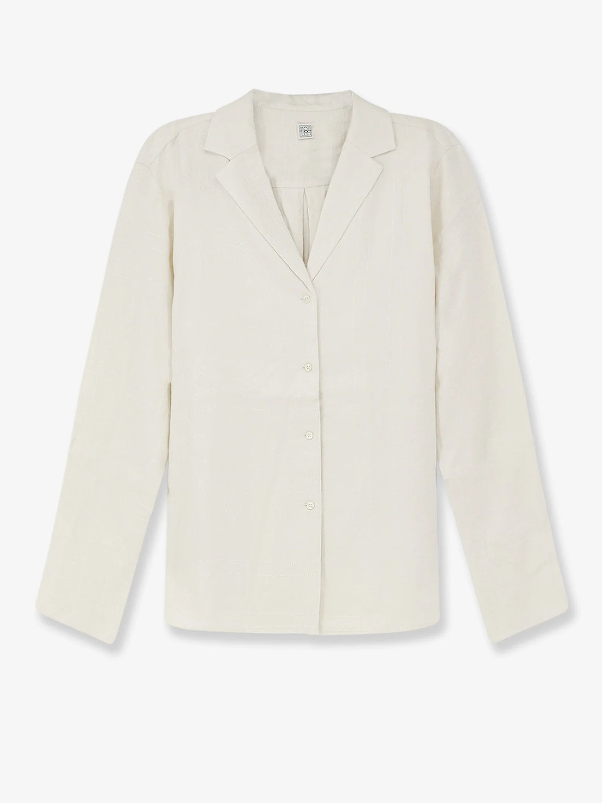 Monogram shirt with all-over logo print