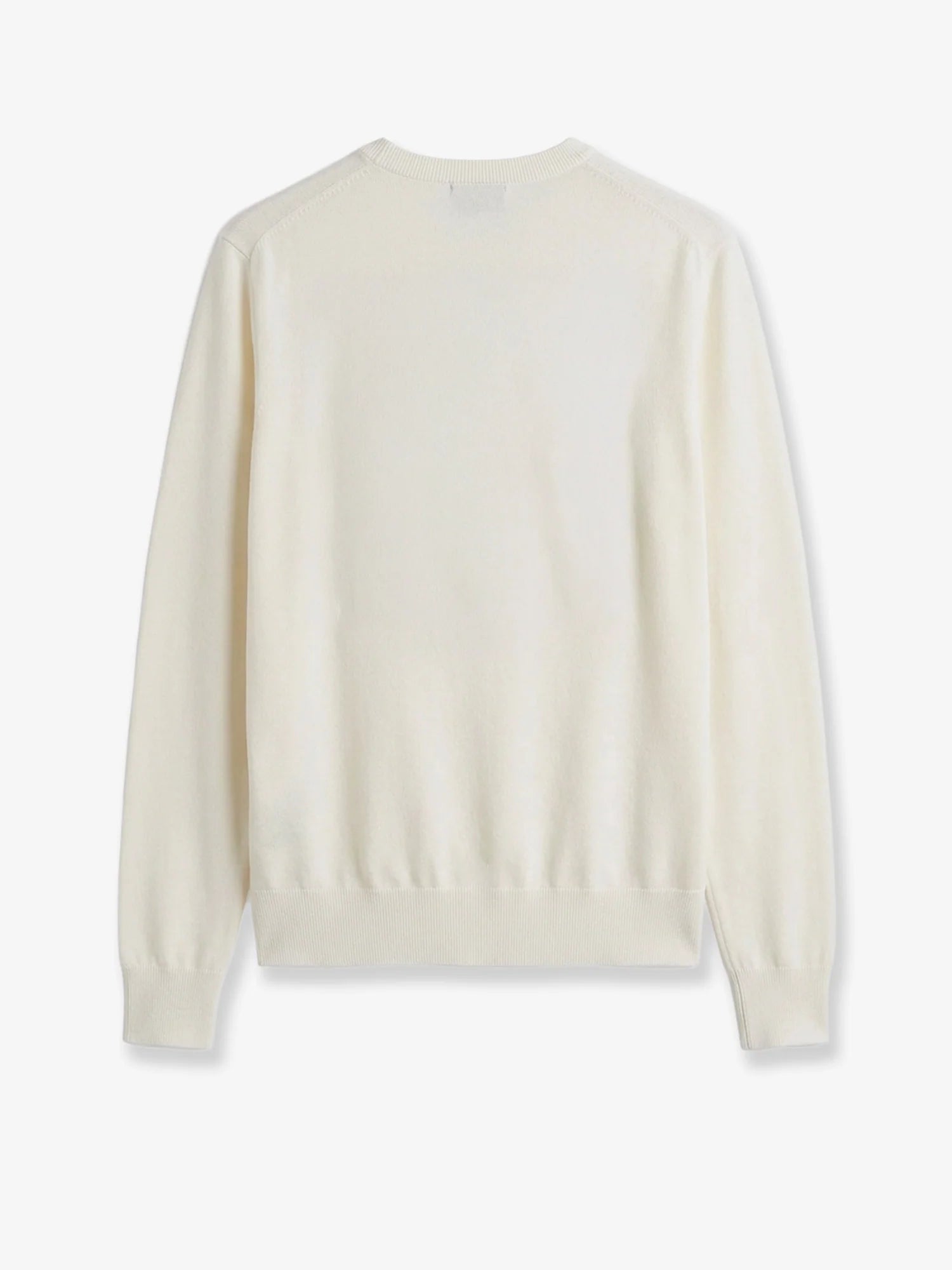 Fine Crew Knit wool and silk blend sweater