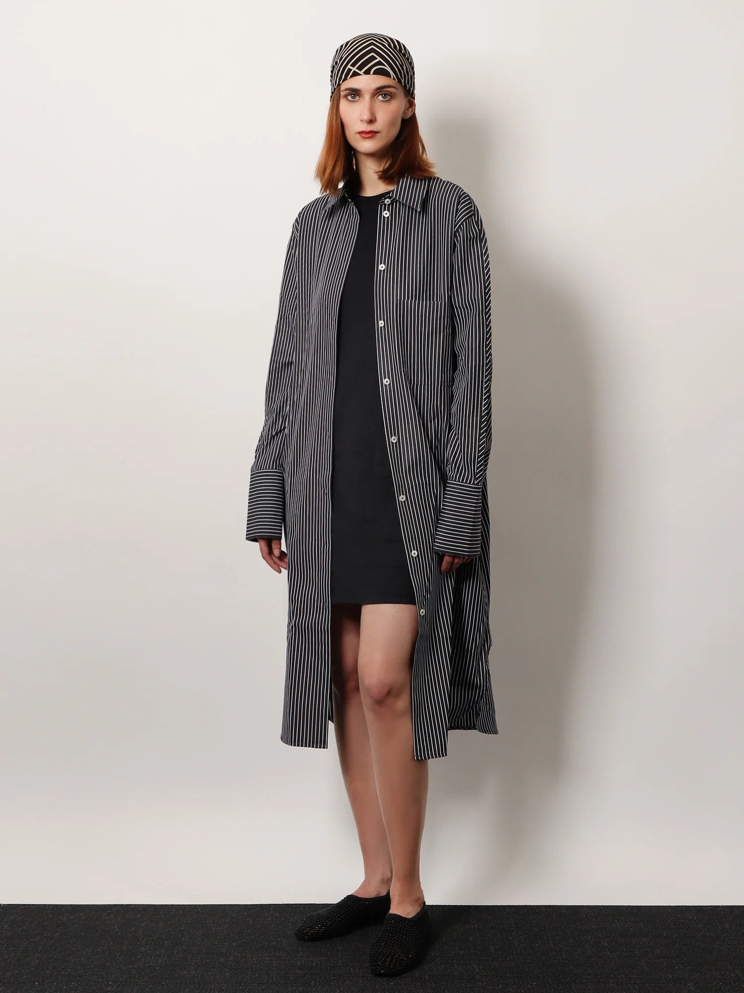 Relaxed Tee lyocell and cotton short dress