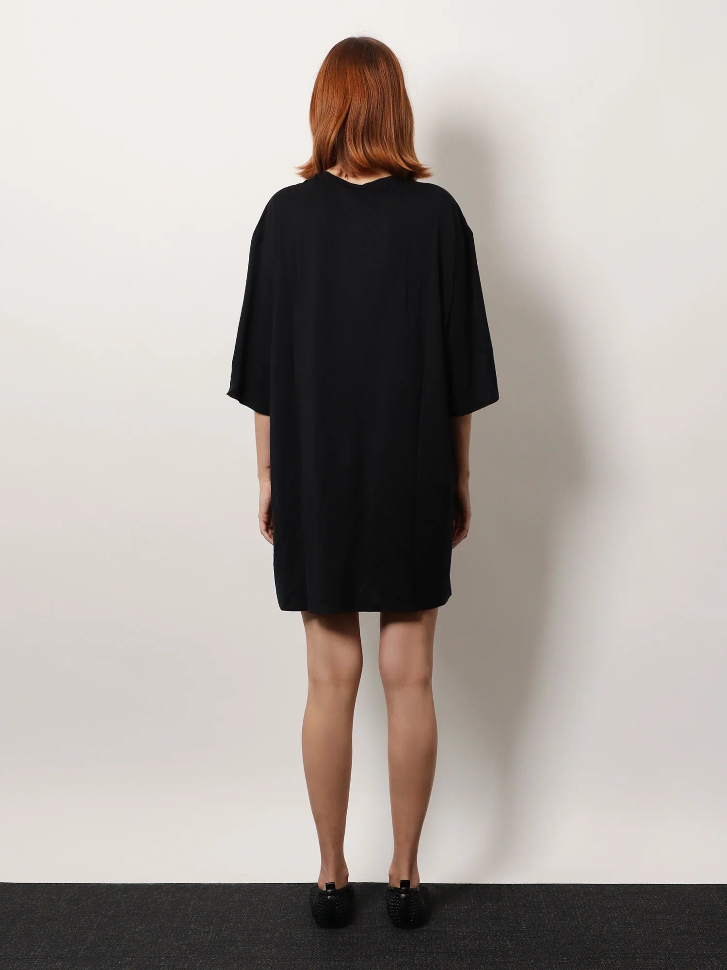 Relaxed Tee lyocell and cotton short dress