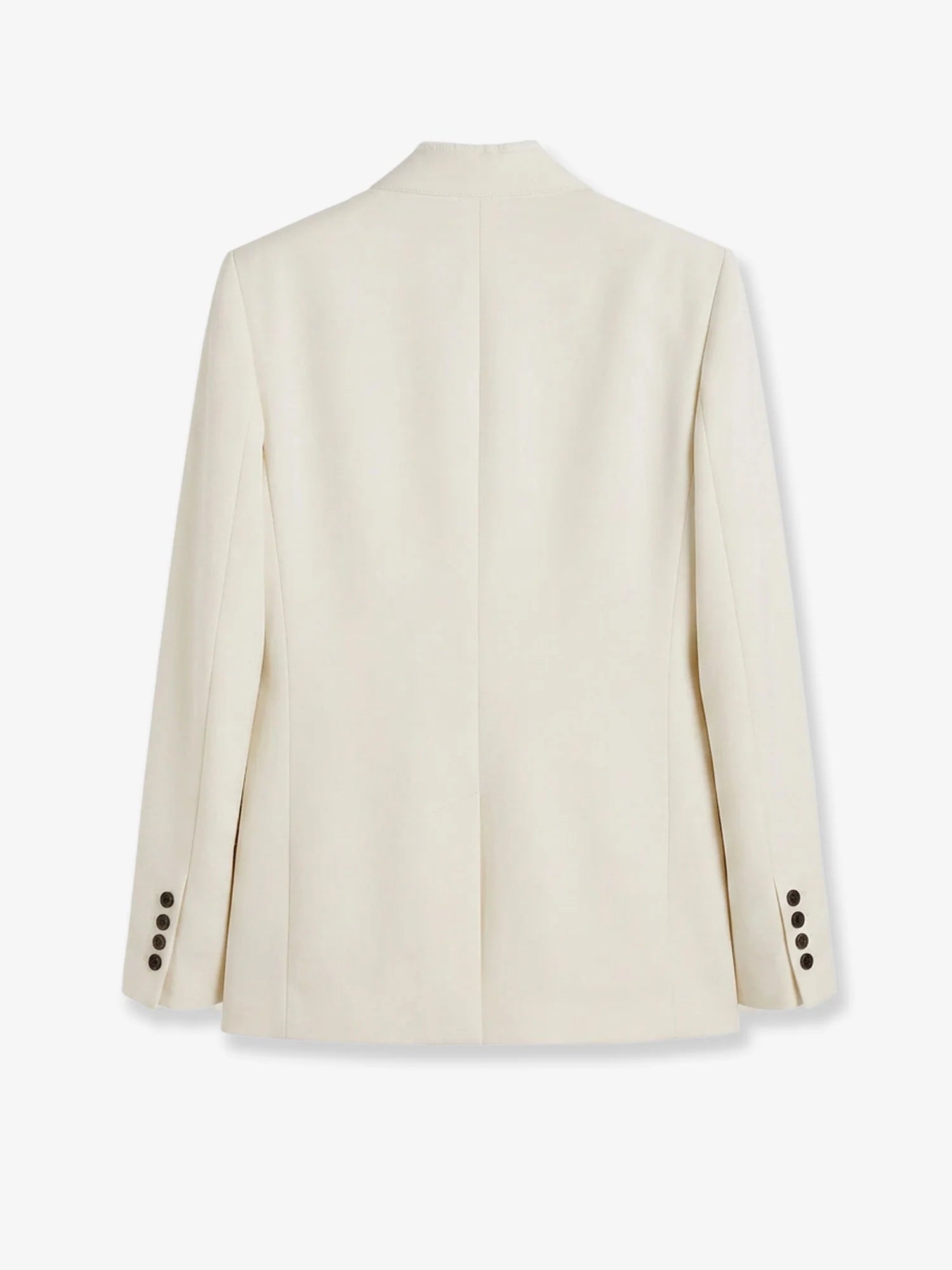 Raw lapel blazer