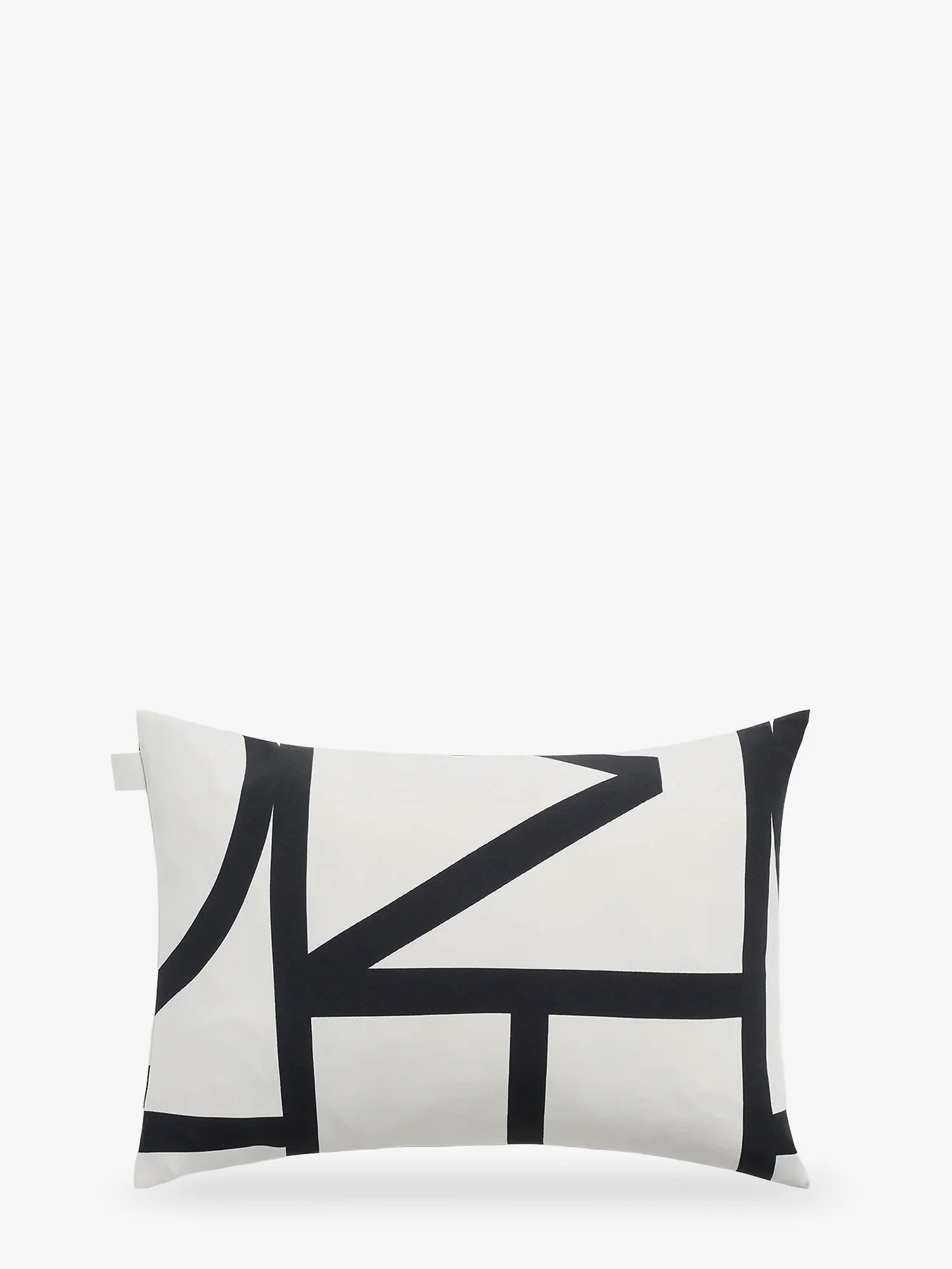 Padded pillow with Monogram print