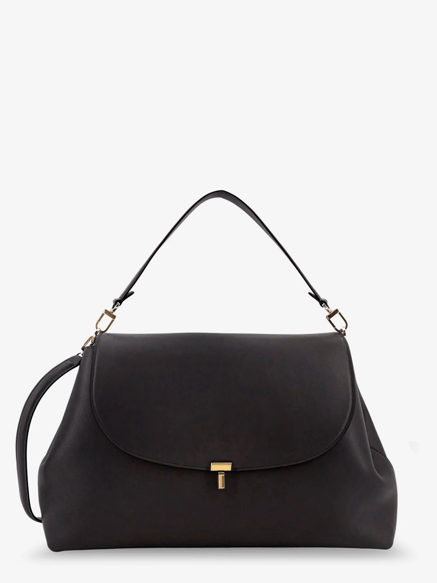 T-Lock Leather Shoulder Bag