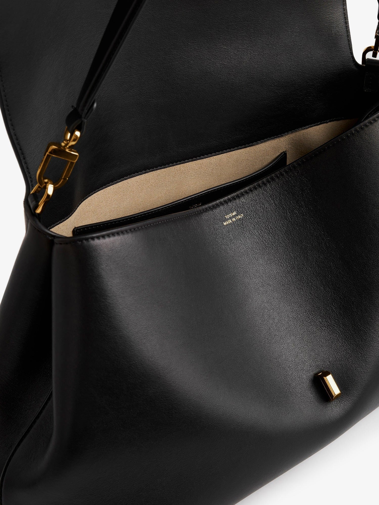 T-Lock Leather Shoulder Bag