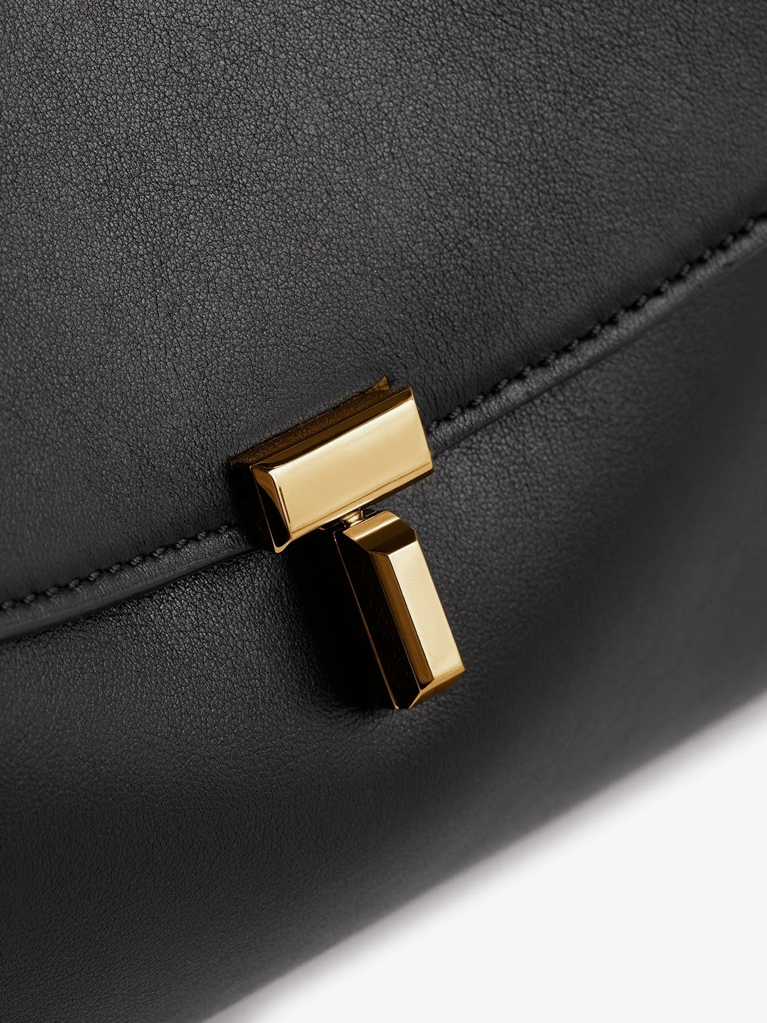 T-Lock Leather Shoulder Bag