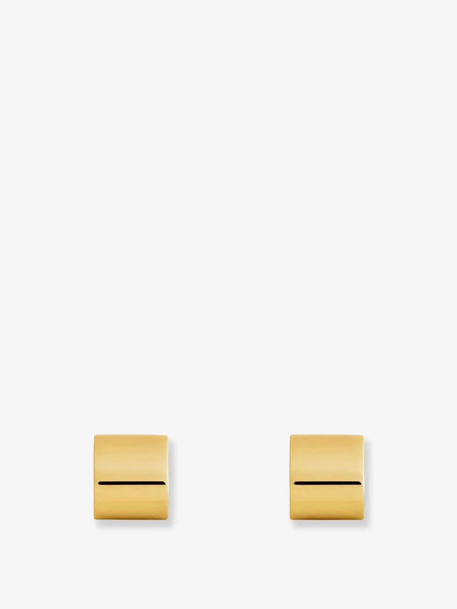 Brass Huggie Earrings