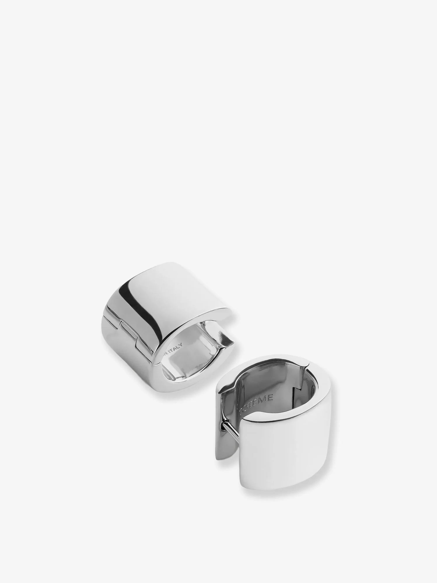Brass Huggie Earrings