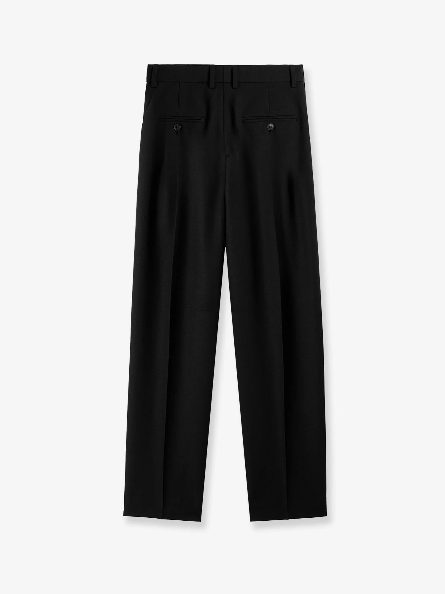 Wool blend tailored trousers