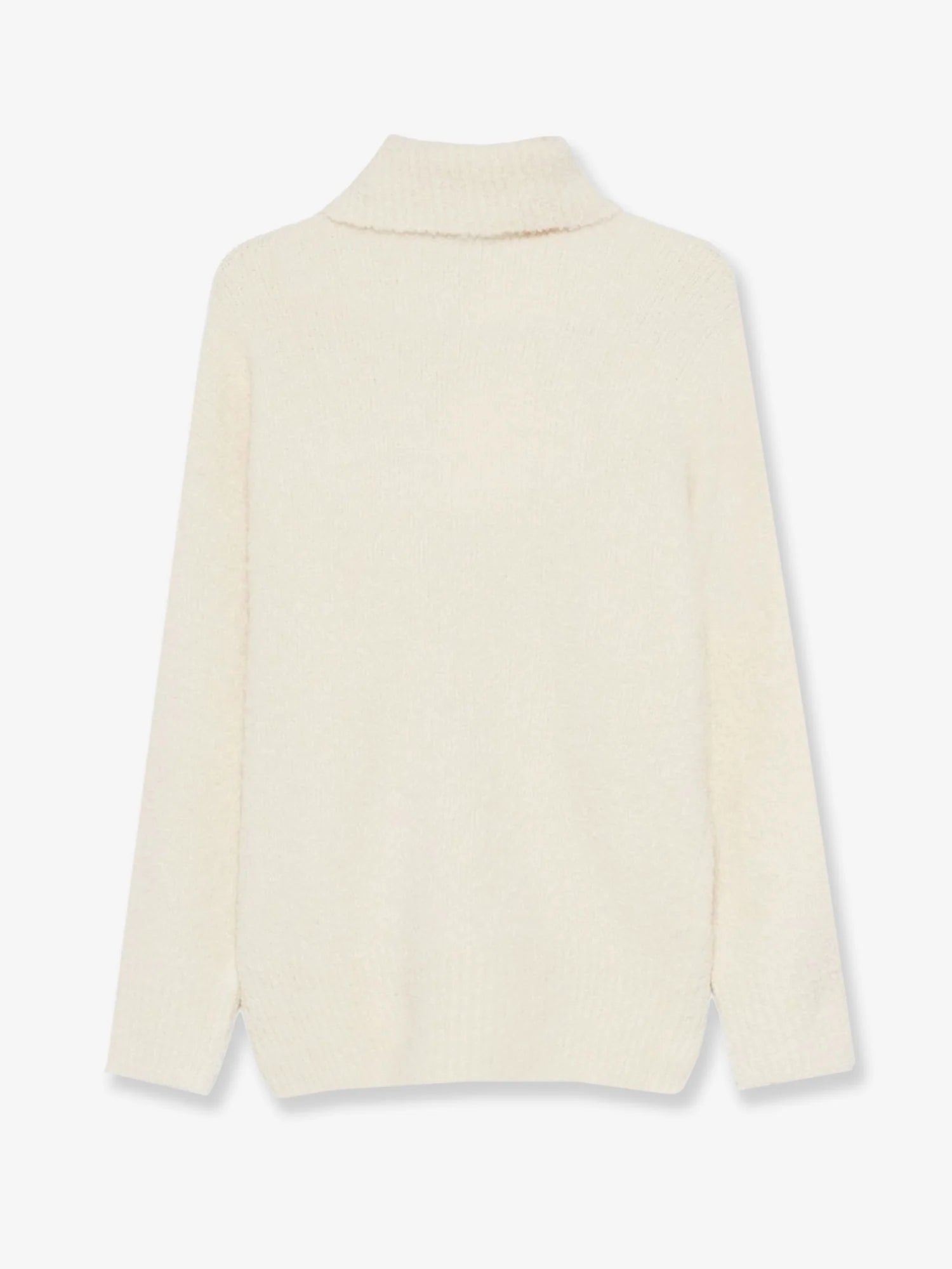 Bouclé alpaca blend turtleneck