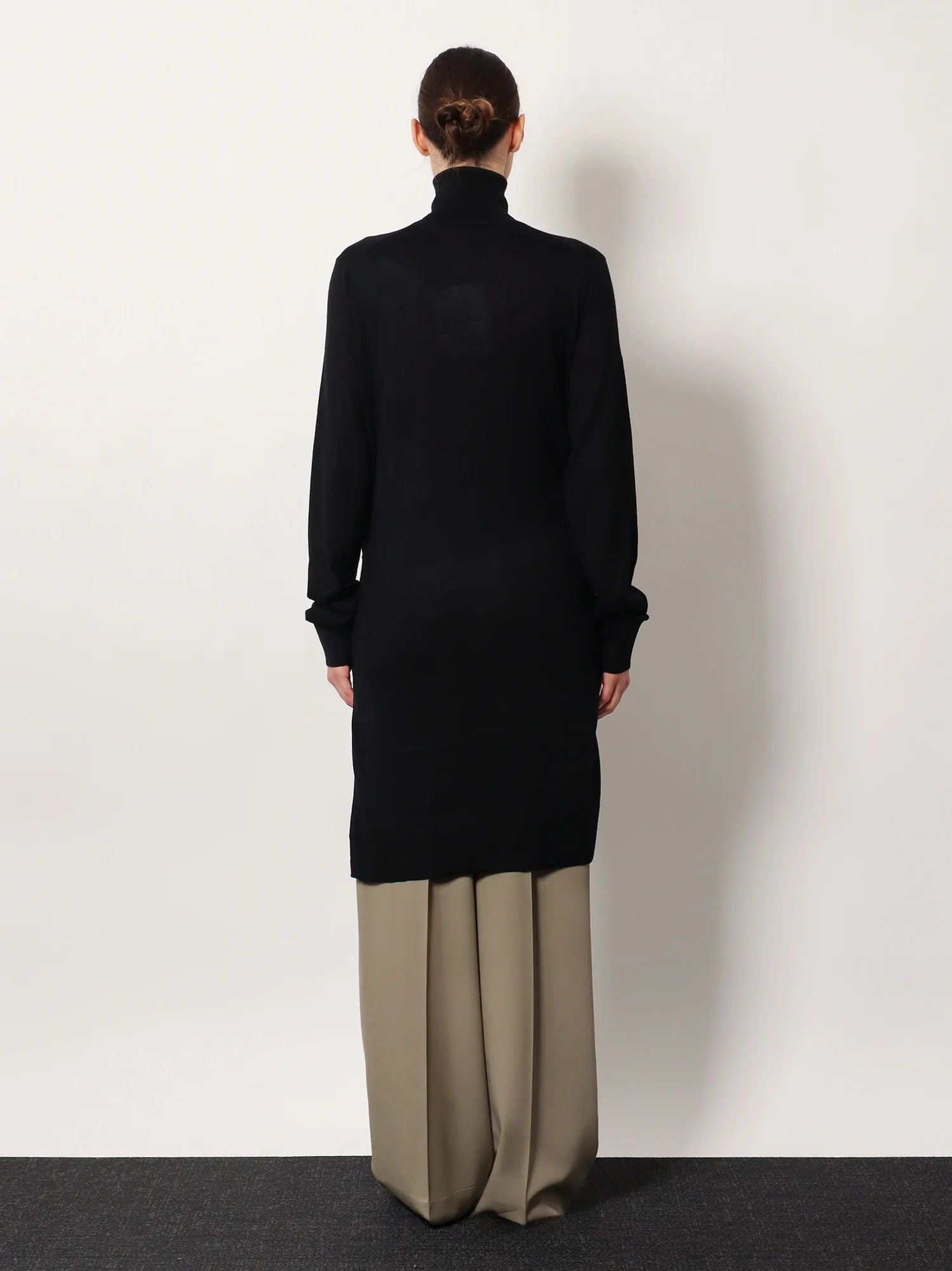 Wool and silk turtleneck