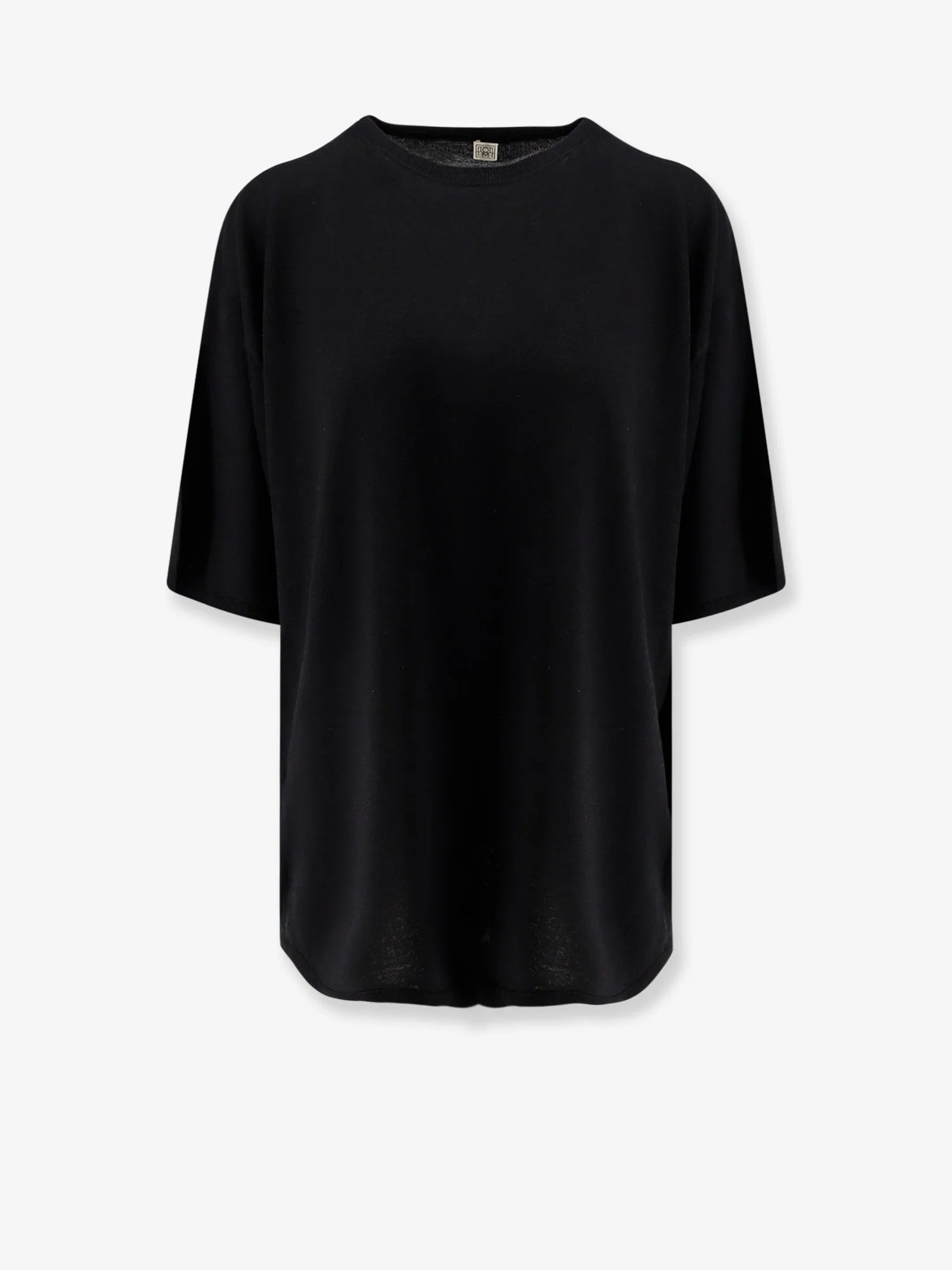 Longline wool blend sweater