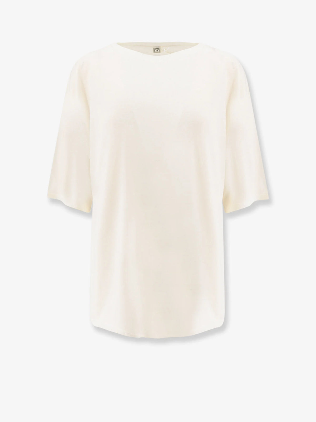 Longline wool blend sweater