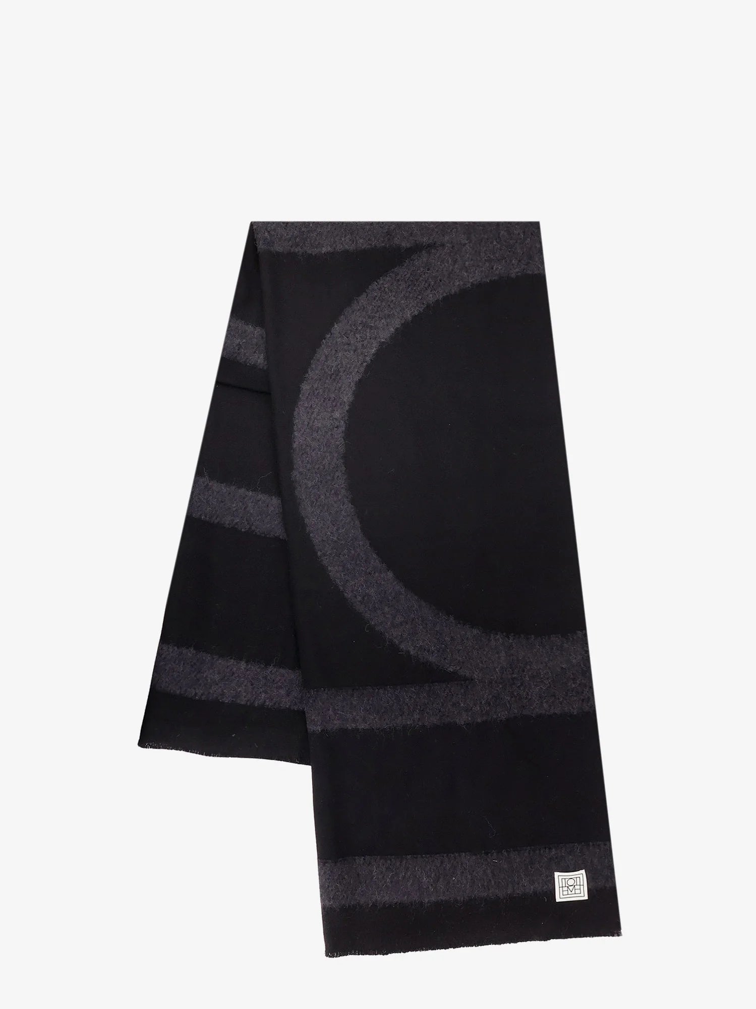 Wool and alpaca scarf