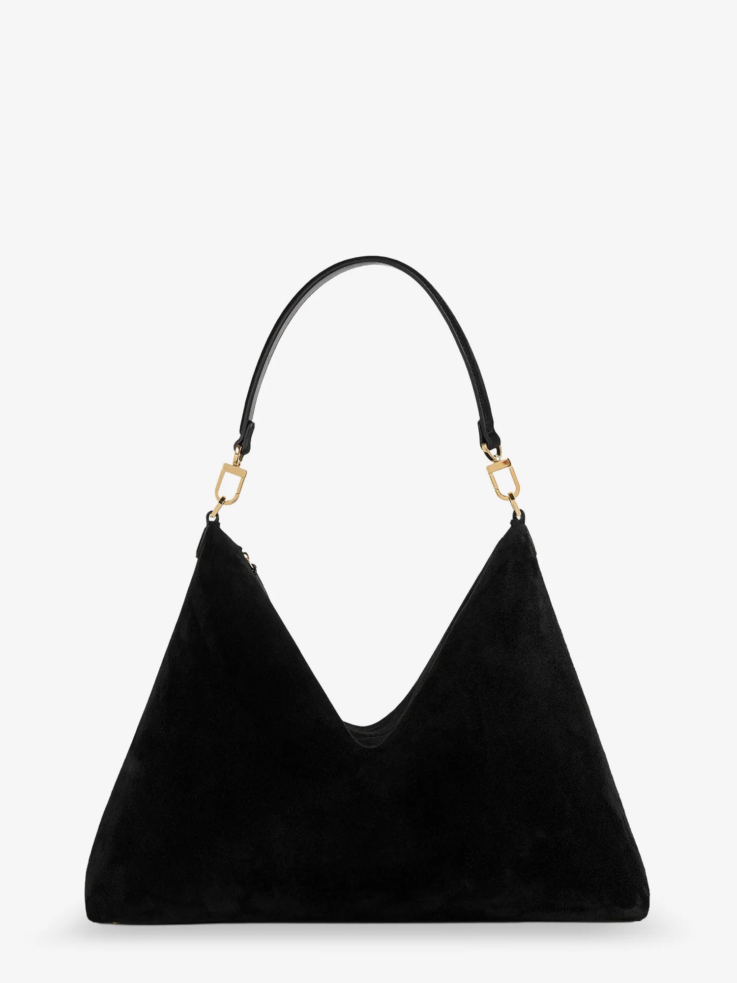 Medium Bevel Suede Shoulder Bag