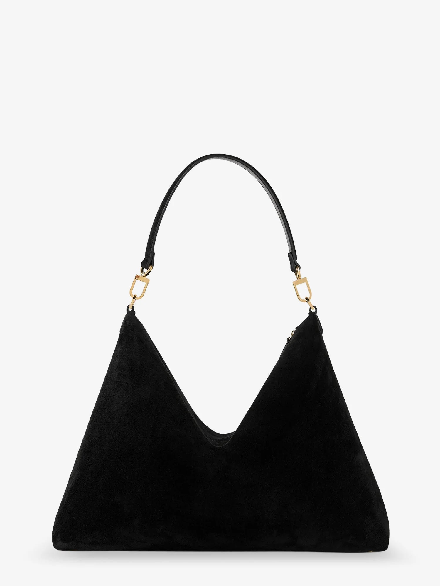 Medium Bevel Suede Shoulder Bag