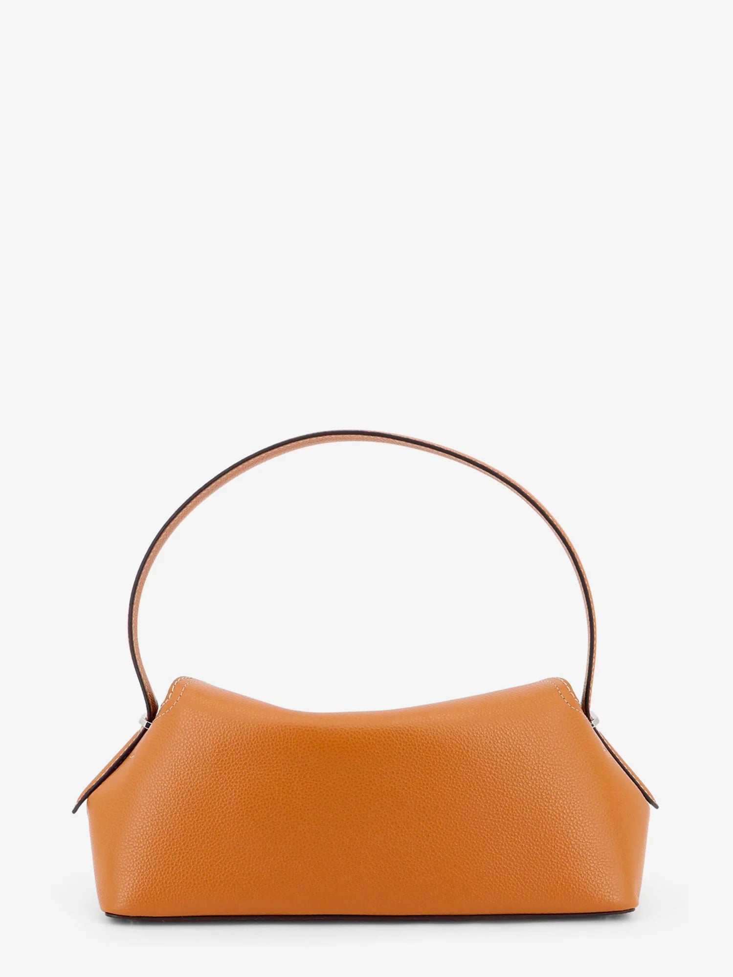 T-Lock Hammered Leather Shoulder Bag