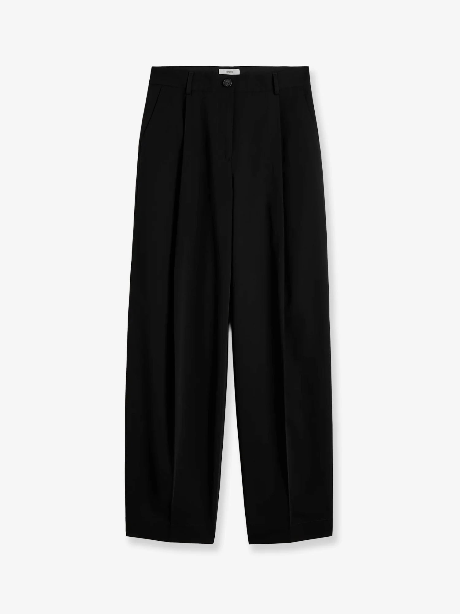 Single Pleat cotton trousers