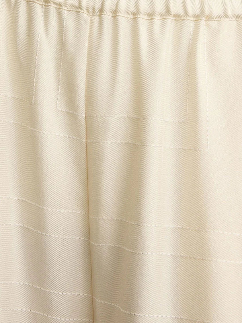 Pajamas organic silk trousers