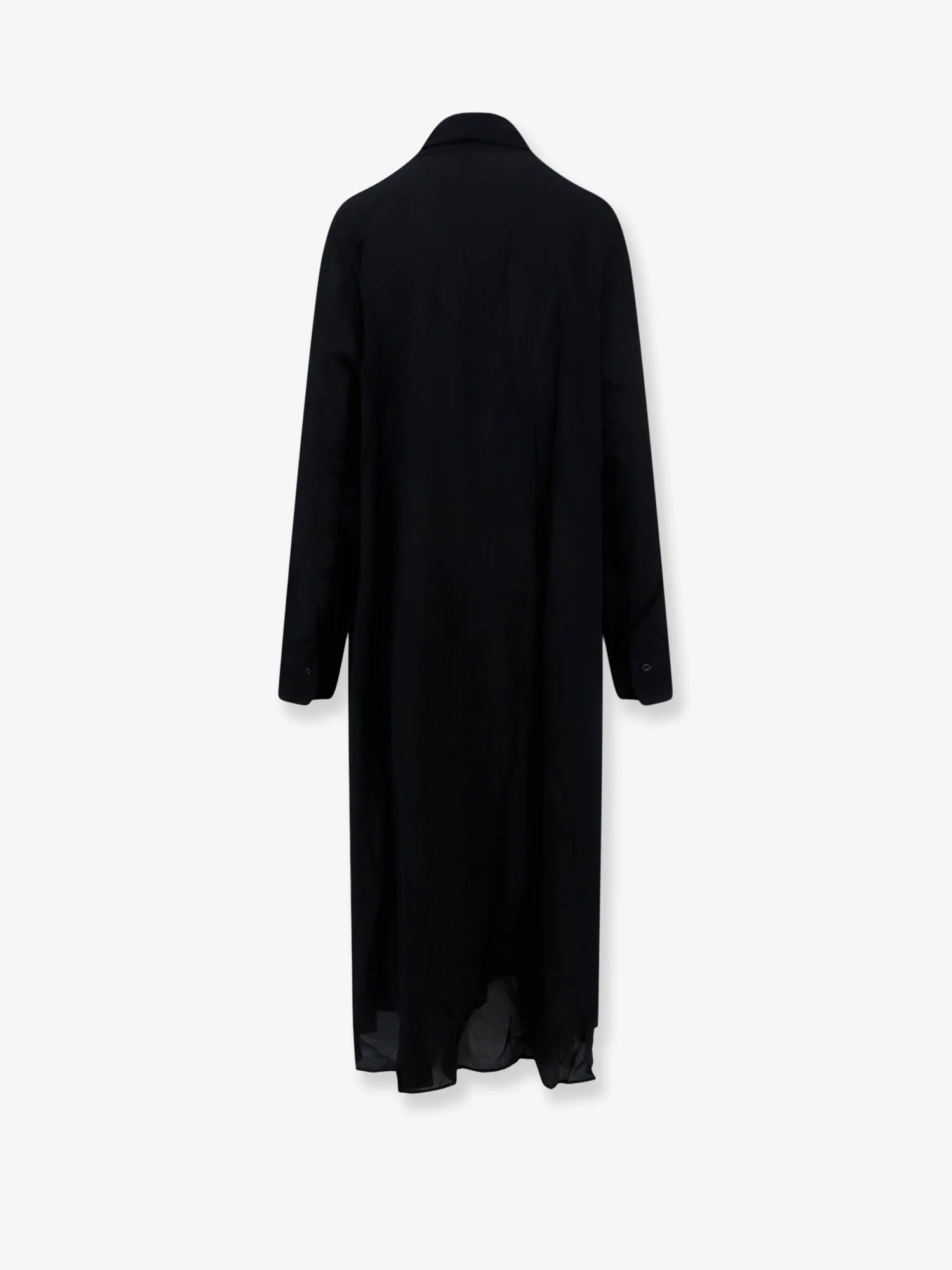 Rounded Neckline recycled viscose dress