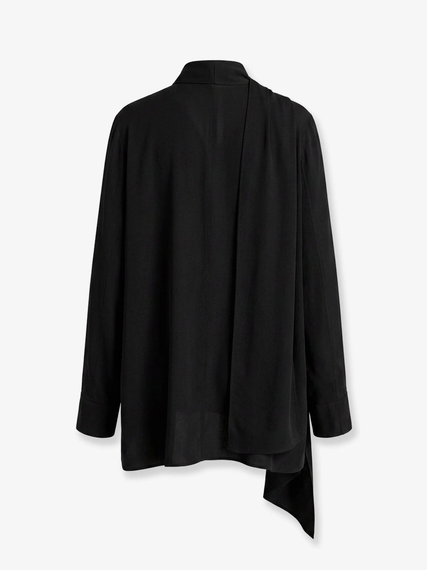 Viscose shirt with scarf detail