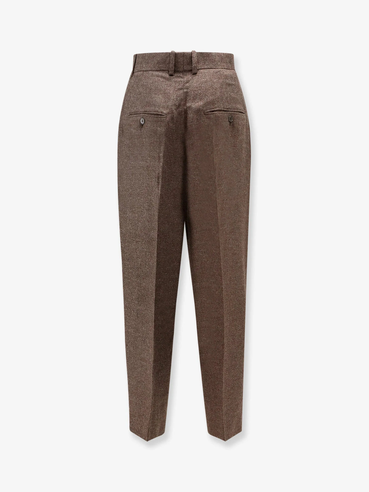 Viscose and certified wool trousers