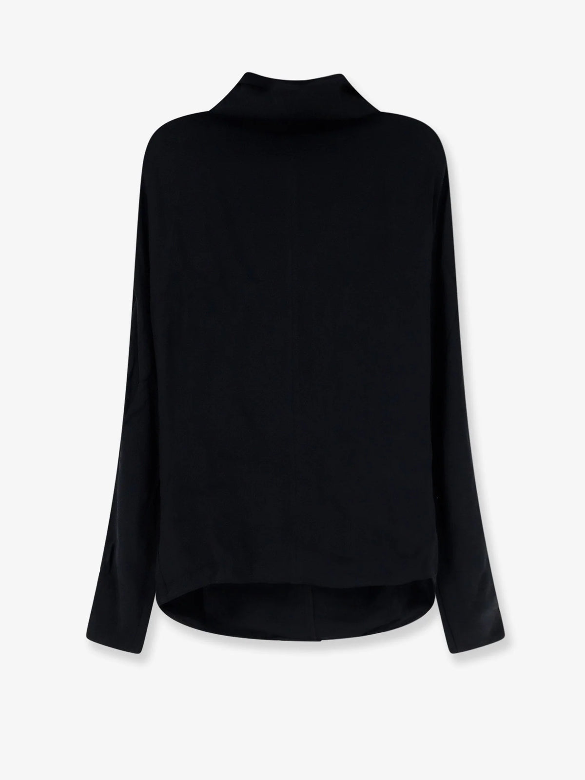 Cowl neck viscose shirt