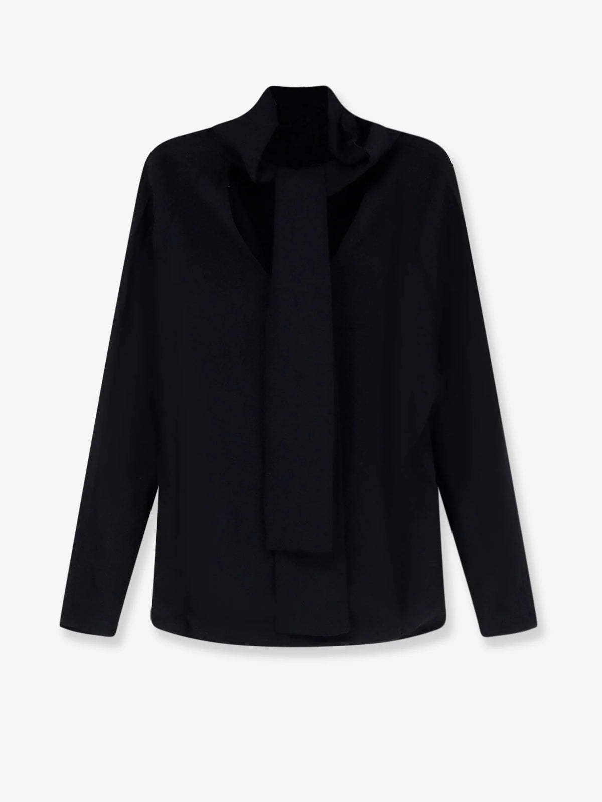 Cowl neck viscose shirt