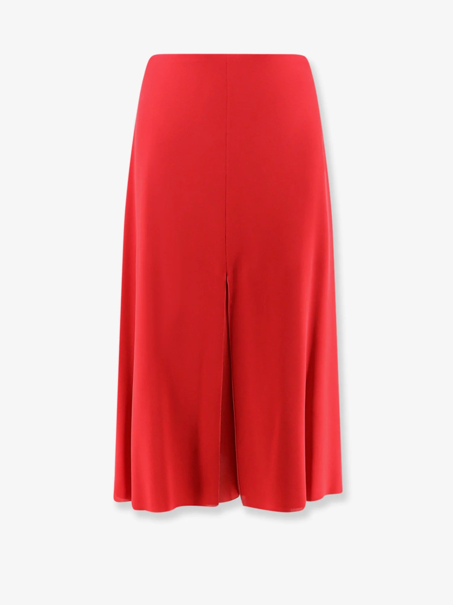 Midi silk skirt