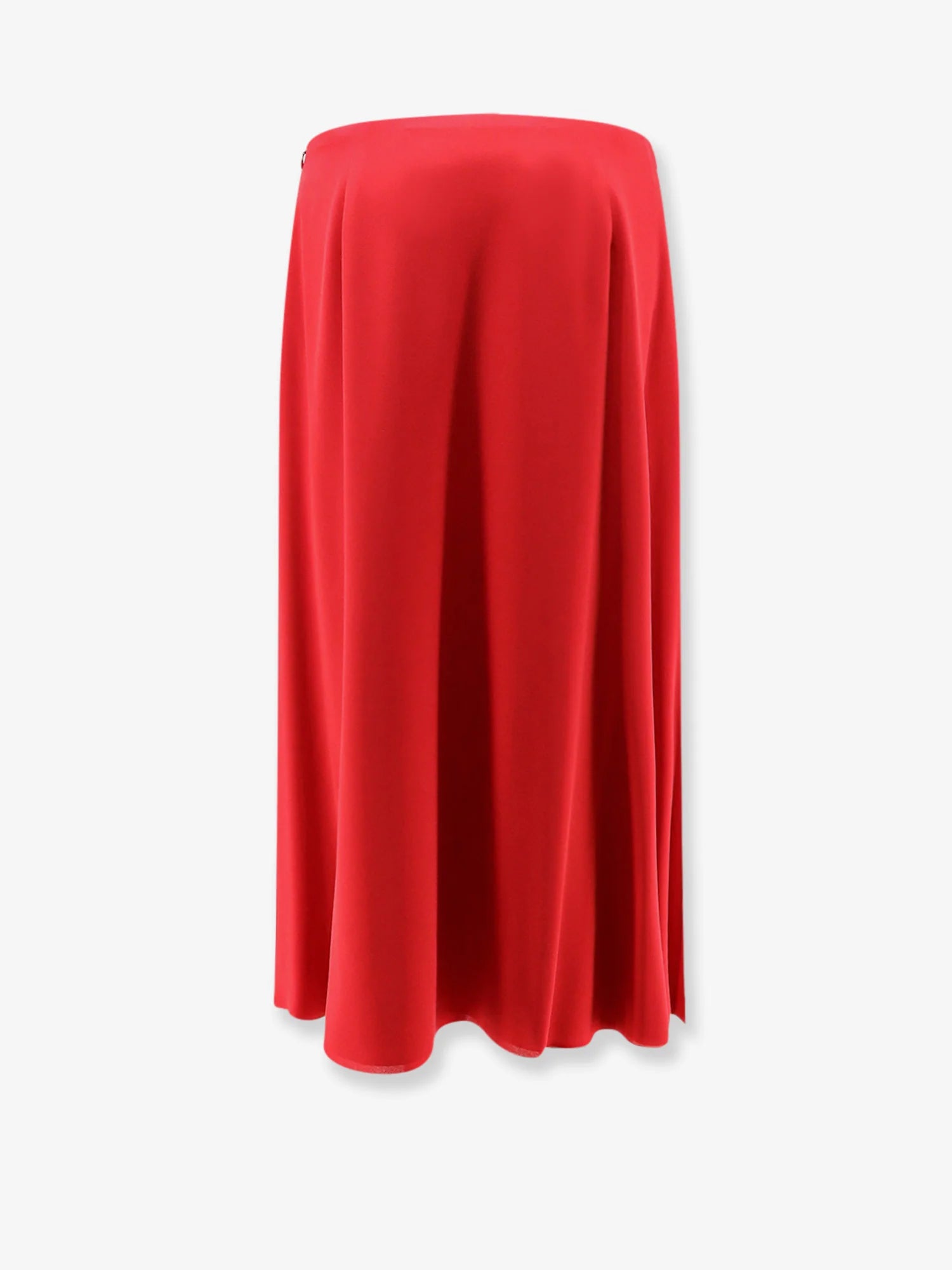 Midi silk skirt