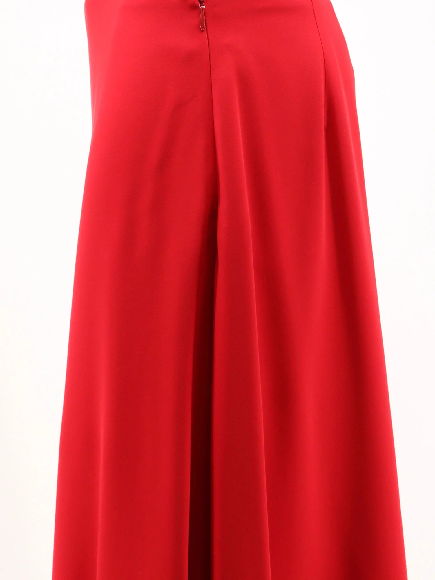 Midi silk skirt