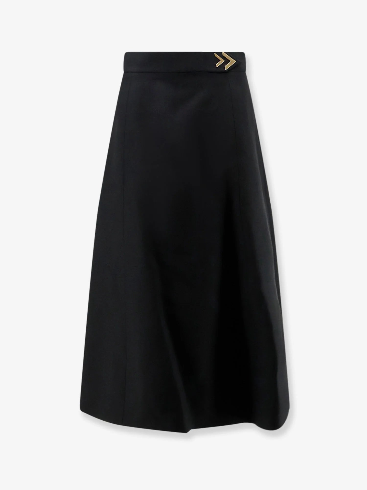 Crepe Couture midi skirt