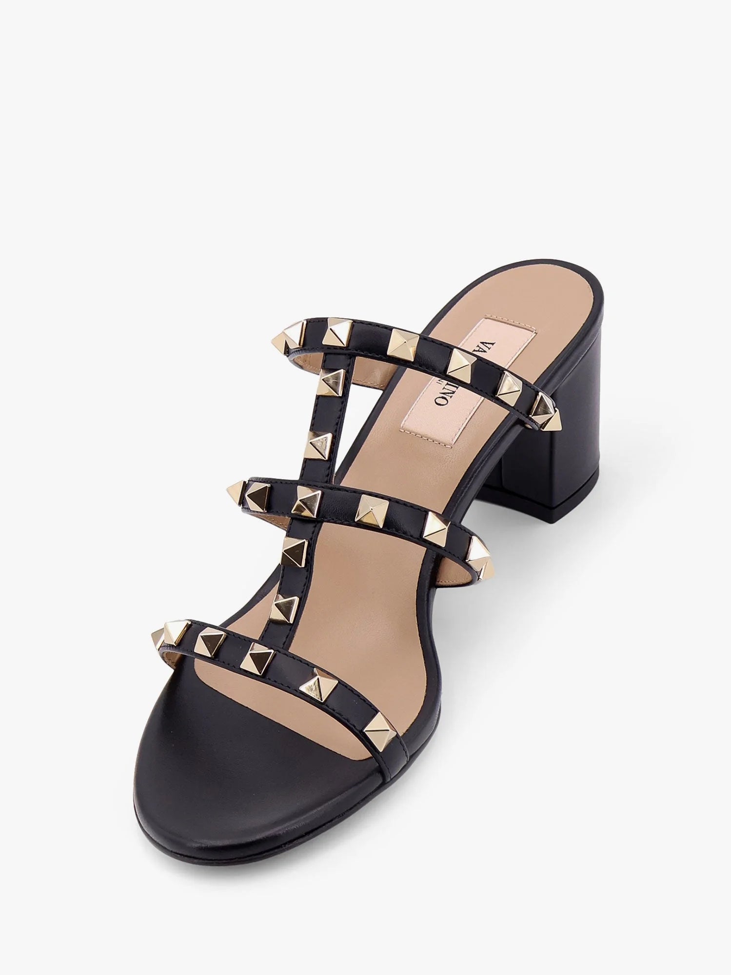 Rockstuds leather sandals with iconic all-over studs