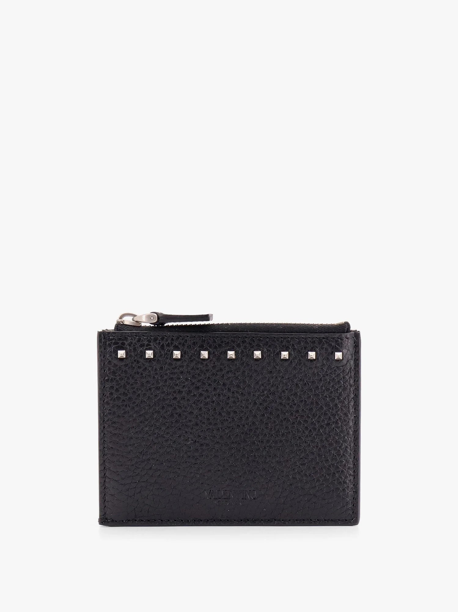 Valentino Garavani rockstud leather card holder