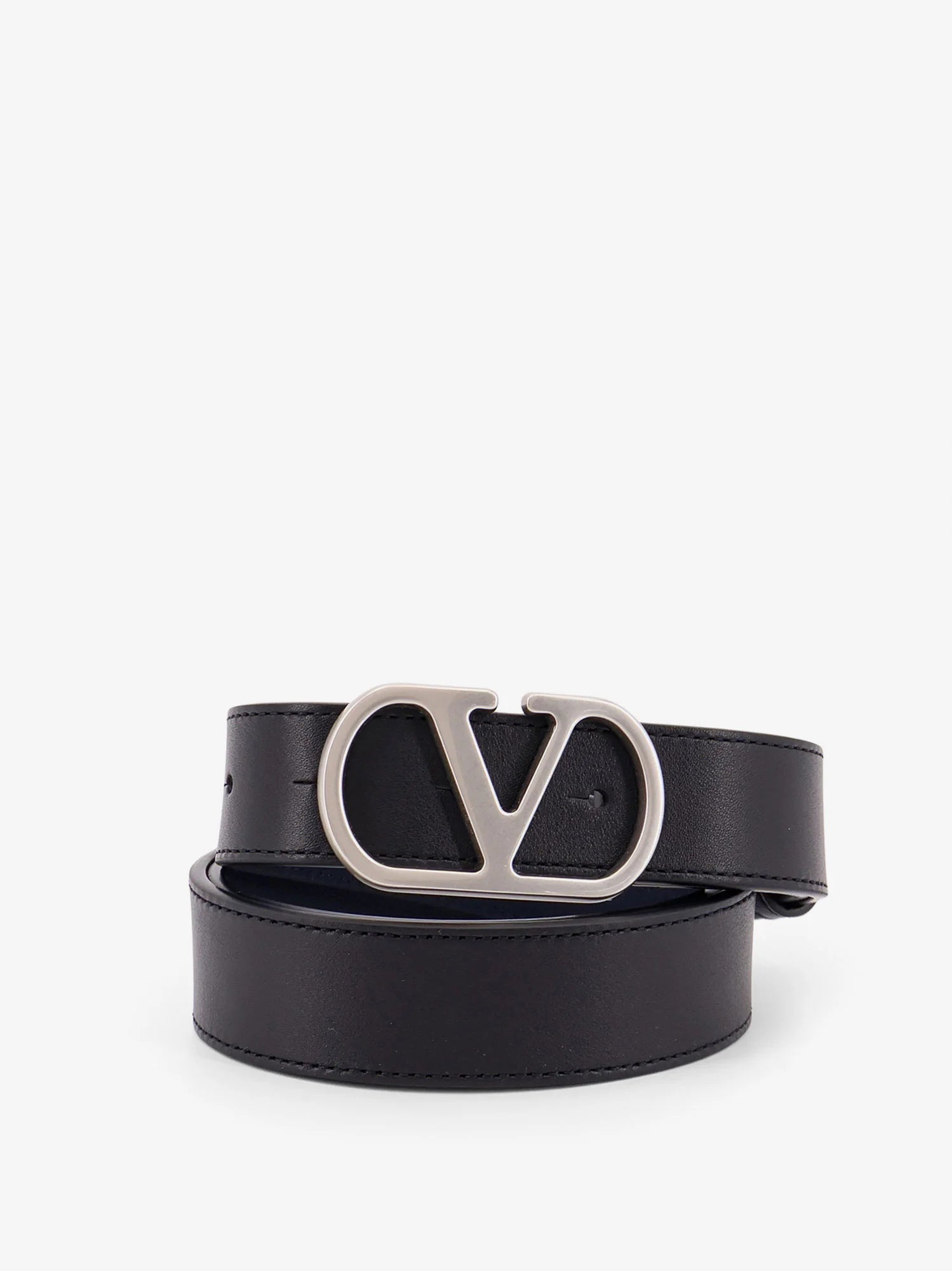 Vlogo leather reversible belt