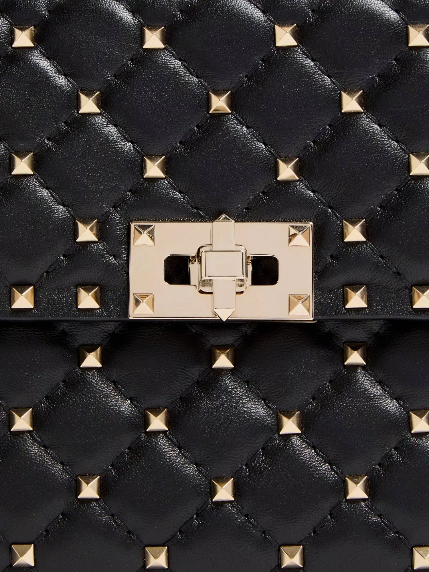 Rockstud Spike leather crossbody bag with iconic all-over studs