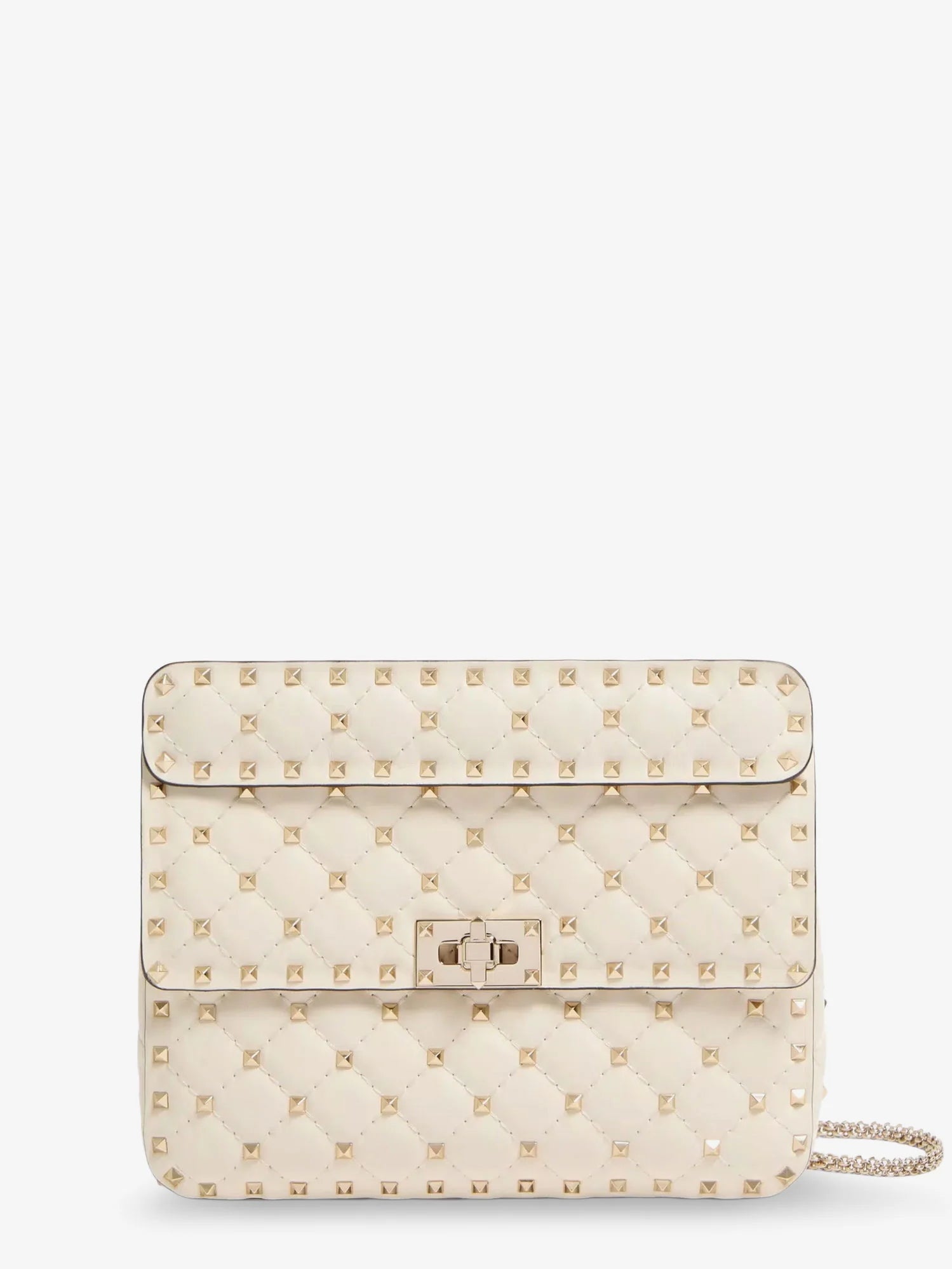 Rockstud Spike leather crossbody bag with iconic all-over studs
