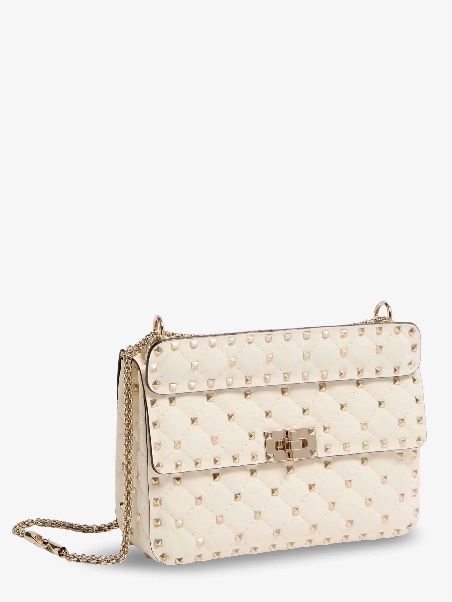 Rockstud Spike leather crossbody bag with iconic all-over studs