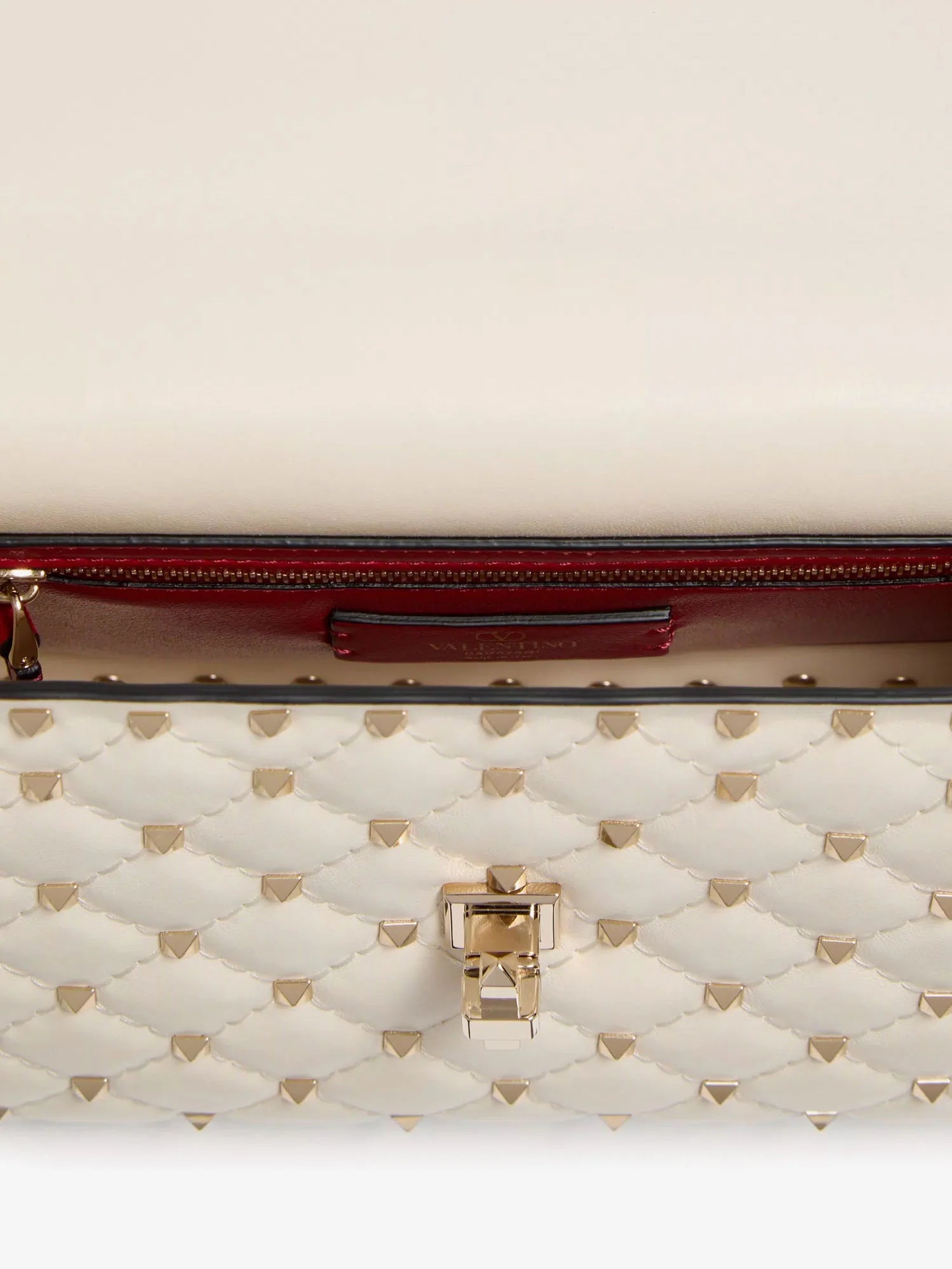 Rockstud Spike leather crossbody bag with iconic all-over studs