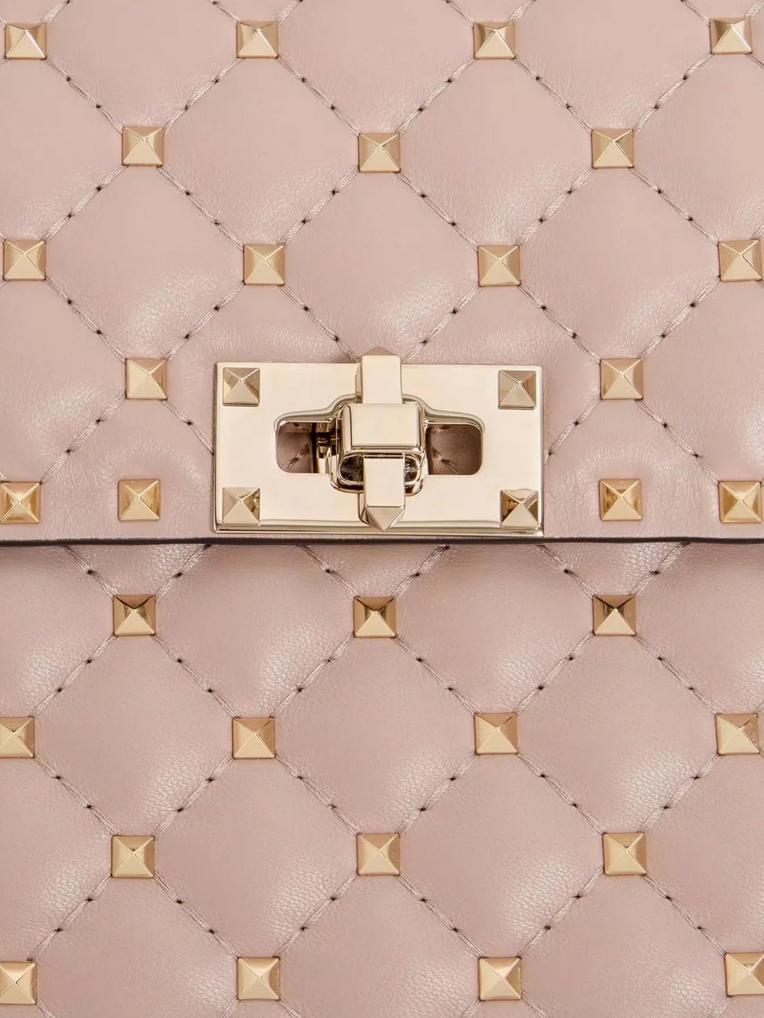 Rockstud Spike leather crossbody bag with iconic all-over studs