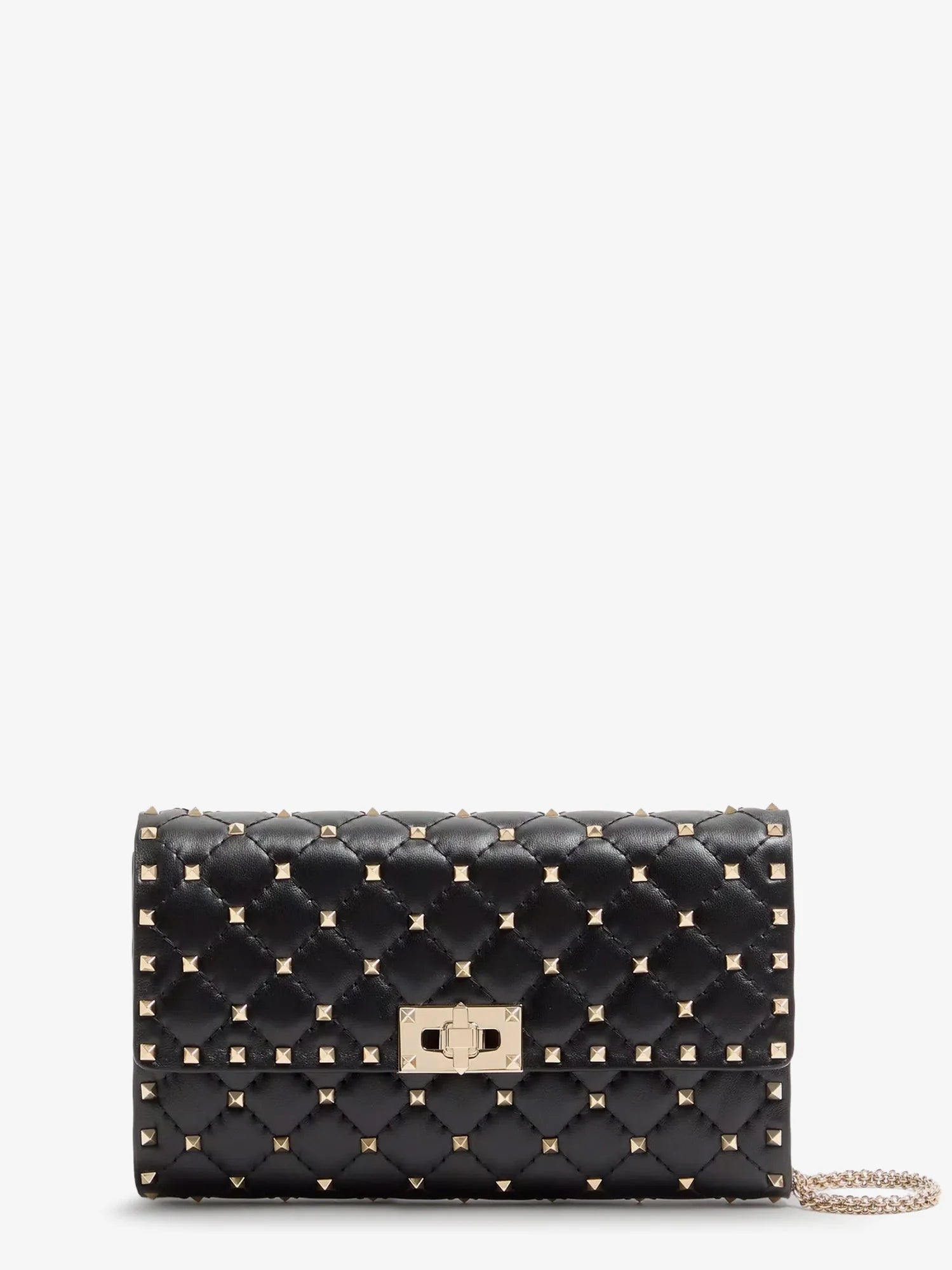 Rockstud Spike leather shoulder bag with iconic all-over studs